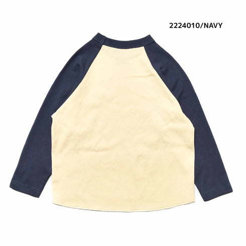 【100~120】★NEEDLEWORKS★天竺ワイドラグランロンT(2224010)